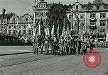 Image of United States soldiers Pilsen Czechoslovakia, 1945, second 61 stock footage video 65675062816