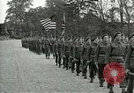 Standbild Alliierten Generäle Ludwigslust Deutschland, 1945, aus Sekunde 27 historischem Filmmaterial Videoclip 65675062820