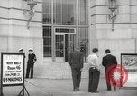 Image of men enlist at US Navy recruitment center in World War 2 San Francisco California USA, 1941, second 13 stock footage video 65675062832