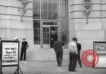 Image of men enlist at US Navy recruitment center in World War 2 San Francisco California USA, 1941, second 14 stock footage video 65675062832