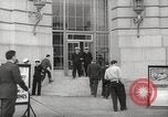 Image of men enlist at US Navy recruitment center in World War 2 San Francisco California USA, 1941, second 16 stock footage video 65675062832