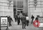 Image of men enlist at US Navy recruitment center in World War 2 San Francisco California USA, 1941, second 19 stock footage video 65675062832