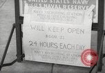 Image of men enlist at US Navy recruitment center in World War 2 San Francisco California USA, 1941, second 57 stock footage video 65675062832