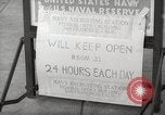 Image of men enlist at US Navy recruitment center in World War 2 San Francisco California USA, 1941, second 59 stock footage video 65675062832