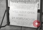 Image of men enlist at US Navy recruitment center in World War 2 San Francisco California USA, 1941, second 62 stock footage video 65675062832