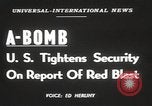 Image of Soviet Union possession of atomic bomb United States USA, 1949, second 3 stock footage video 65675062834