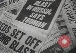 Image of Soviet Union possession of atomic bomb United States USA, 1949, second 10 stock footage video 65675062834