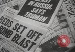 Image of Soviet Union possession of atomic bomb United States USA, 1949, second 11 stock footage video 65675062834