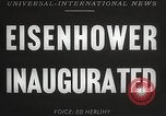 Standbild Präsident Dwight D Eisenhower Washington DC USA, 1953, aus Sekunde 14 historischem Filmmaterial Videoclip 65675062839
