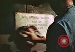 Image of Hannibal Victory ship San Francisco California USA, 1945, second 9 stock footage video 65675062868