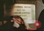 Image of Hannibal Victory ship San Francisco California USA, 1945, second 10 stock footage video 65675062868