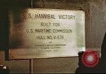 Image of Hannibal Victory ship San Francisco California USA, 1945, second 11 stock footage video 65675062868