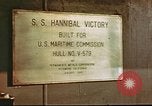 Image of Hannibal Victory ship San Francisco California USA, 1945, second 14 stock footage video 65675062868