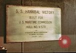 Image of Hannibal Victory ship San Francisco California USA, 1945, second 17 stock footage video 65675062868