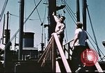 Image of Hannibal Victory ship Philippine Sea, 1945, second 36 stock footage video 65675062871