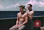 Image of Hannibal Victory ship Pacific Ocean, 1945, second 1 stock footage video 65675062873