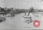 Immagine di Nave a vapore al porto di St Louis Saint Louis Missouri USA, 1945, secondo 18 filmato di repertorio 65675062893
