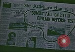 Standbild Air Raid-Warnung United States USA, 1942, aus Sekunde 41 historischem Filmmaterial Videoclip 65675062908