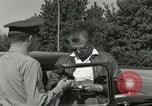 Image of taxicab driver Berlin Germany, 1959, second 14 stock footage video 65675062920