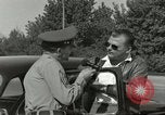 Image of taxicab driver Berlin Germany, 1959, second 16 stock footage video 65675062920