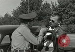 Image of taxicab driver Berlin Germany, 1959, second 18 stock footage video 65675062920