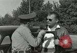 Image of taxicab driver Berlin Germany, 1959, second 21 stock footage video 65675062920