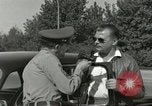 Image of taxicab driver Berlin Germany, 1959, second 22 stock footage video 65675062920