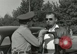 Image of taxicab driver Berlin Germany, 1959, second 34 stock footage video 65675062920