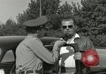 Image of taxicab driver Berlin Germany, 1959, second 38 stock footage video 65675062920