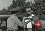 Image of taxicab driver Berlin Germany, 1959, second 48 stock footage video 65675062920