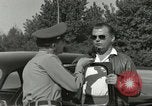Image of taxicab driver Berlin Germany, 1959, second 50 stock footage video 65675062920