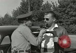Image of taxicab driver Berlin Germany, 1959, second 55 stock footage video 65675062920