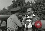 Image of taxicab driver Berlin Germany, 1959, second 56 stock footage video 65675062920