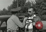 Image of taxicab driver Berlin Germany, 1959, second 58 stock footage video 65675062920