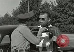 Image of taxicab driver Berlin Germany, 1959, second 59 stock footage video 65675062920