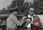 Image of taxicab driver Berlin Germany, 1959, second 61 stock footage video 65675062920