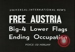 Image of Austrian independence ceremony 1955 Vienna Austria, 1955, second 3 stock footage video 65675062931