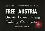 Image of Austrian independence ceremony 1955 Vienna Austria, 1955, second 4 stock footage video 65675062931