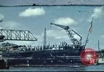 Standbild USS Nevada verlassen drydock nach Reparaturen Pearl Harbor Hawaii USA, 1942, aus Sekunde 1 historischem Filmmaterial Videoclip 65675062939