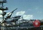 Standbild USS Nevada verlassen drydock nach Reparaturen Pearl Harbor Hawaii USA, 1942, aus Sekunde 38 historischem Filmmaterial Videoclip 65675062939