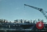 Standbild USS Nevada verlassen drydock nach Reparaturen Pearl Harbor Hawaii USA, 1942, aus Sekunde 54 historischem Filmmaterial Videoclip 65675062939