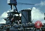 Standbild USS Nevada verlassen drydock nach Reparaturen Pearl Harbor Hawaii USA, 1942, aus Sekunde 57 historischem Filmmaterial Videoclip 65675062939