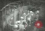 Image of Japanese schoolboys in gymnasium Japan, 1939, second 14 stock footage video 65675062945
