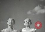Image of Japanese schoolboys in gymnasium Japan, 1939, second 24 stock footage video 65675062945