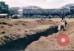 Image of Digging air raid shelters in Hawaii at start of World War II Hawaii USA, 1942, second 35 stock footage video 65675062971