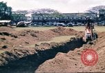 Image of Digging air raid shelters in Hawaii at start of World War II Hawaii USA, 1942, second 39 stock footage video 65675062971