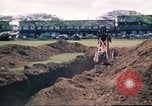 Image of Digging air raid shelters in Hawaii at start of World War II Hawaii USA, 1942, second 53 stock footage video 65675062971