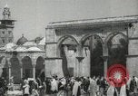 Image of Families at  Al Aqsa Mosque Jerusalem Palestine, 1945, second 12 stock footage video 65675062975