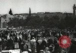 Image of Families at  Al Aqsa Mosque Jerusalem Palestine, 1945, second 19 stock footage video 65675062975