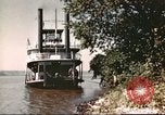 Standbild Dampfgarer Mark Twain United States USA, 1942, aus Sekunde 45 historischem Filmmaterial Videoclip 65675062988